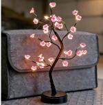 Lámpara de Noche con Forma de Flor Rosa, USB, Interruptor Táctil por 8.49€