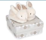Coffret Chaussons Avec Hochet Taupe Doudou Et Compagnie à 13€