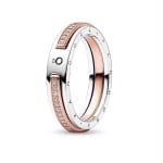 Anillo Pandora Signature 2 tonos por 23,95€