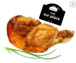 1/2 poulet jaune fermier de Loué rôti à 6,39€