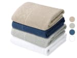 LIVARNO® Serviette de bain en éponge, 100 x 150 cm à 7,99€