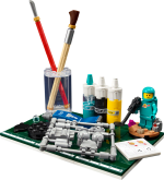 Gratis LEGO Ideas 40889 Build, Paint & Play bij Lego