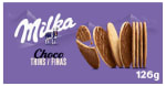 Galletas finas y crujientes recubiertas de chocolate Milka 126 g por 0.62€