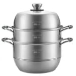 Maxcook 304SS 3-laags Stoompan 30cm voor €12,99 bij Joybuy