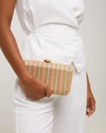 Bolso de fiesta pequeño efecto rafia por 12€