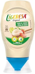 Ligeresa Salsa Bocabajo 60% menos grasa Original 250 ml por 0.95€