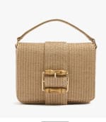 Parfois Bolso de fiesta efecto rafia por 12.99€.