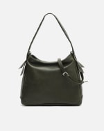 Bolso hobo con asa bandolera extráible color verde por 12€