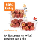 AH Nectarines en (wilde) perziken bak 1 kilo voor €2,40