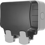 British General IP66 13A 2-Gang SP Weatherproof Outdoor Switched Socket for £8.47