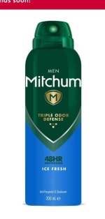 Mitchum Men 48h Anti-Perspirant Deodorant Spray 200ml – £1.34 w/ S&S Amazon
