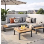 Modulaire loungeset 3-delig – grijs voor €399 bij de Action