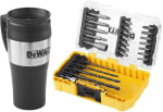 DeWalt 25-delig bitset in tough case cassette Met thermische beker voor €26,43