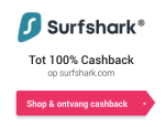 Tot 100% korting op Surfshark VPN via Cashback XL