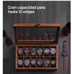 SONGMICS caja relojes 12 compartimentos por 15.78€