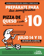 Pizza de Queso a $10 con 3 Meat Treat | Little Caesars