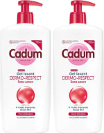 Cadum Gel Lavant Dermo Respect 750 ml (lot de 2) à 6,28€ chez Amazon
