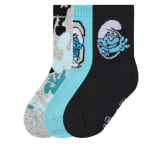 Calcetines para niños pequeños Los Pitufos 3 pares por 1.49€