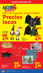 Ofertas Folleto Factori Lidl: decoración, calendario y ropa desde 0,49€