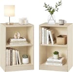 VASAGLE Custos Juego 2 Mesitas Noche Beige Travertino por 36,79€