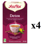4 x Yogi Tea Detox Infusión Bio de Hierbas y Especias 17 bolsitas por 7.96€