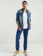 Jeans straight Aero lavado medio para hombre por $164.50 en Liverpool
