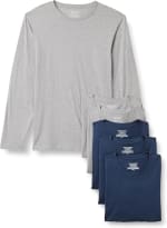 Pack 6 camisetas largas Amazon Essentials Interiores Algodón por 18.63€