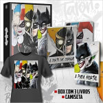 Coleção da DC Comics com 3 Livros + Camiseta - R$ 215,94