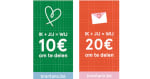 €10/€20 tegoedbon van brantano