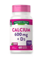 CALCIO 600 MG + VITAMINA D3 60 CAPSULAS - NATURE'S TRUTH por $5.990