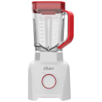 Liquidificador da marca Oster na cor Branco/Vermelho - R$ 146,90