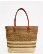 Bolso Shopper con contrastes efecto natural por 13.99€