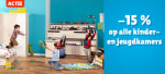 15% korting op kinder- en jeugdkamers