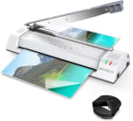 Plastificadora Nvolly de A3 A4 A5 A7 con Guillotina en Caliente y en Frío, con Corner Filler y 16 Bolsas Laminadas por 50.99€