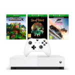 Xbox One S All-Digital Edition console + Minecraft, Sea of Thieves en Forza Horizon 3 (downloads) (Xbox One) voor €129(België)