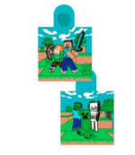 Toalla poncho de algodón EDUCA BORRAS Minecraft por 4,99€