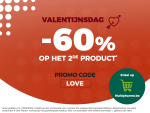Geniet nu van -60% op het 2e product op de hele e-shop!