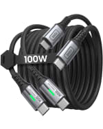INIU USB C naar USB C Kabel, 100W [2 Stuks, 2M] USB-C Nylon Oplaadkabel voor €5,63 bij Amazon
