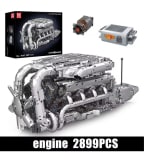 Mould King Motor de Coche Motorizado V8 TWIN-TURBO 2.899 Piezas por solo 99,19€