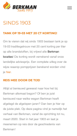 20 cent korting op 19-03 bij Berkman op alle brandstoffen