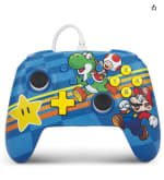 Mando con cable mejorado PowerA para Nintendo Switch - Mushroom Kingdom Friends por 13,90€
