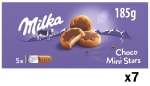 7 Unidades de Galletas rellenas leche cubiertas de chocolate Choco Mini Stars Milka 185 g. por 12€