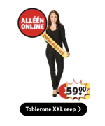 Toblerone XXXXXL ( 4,5 KG ) voor 59 euro