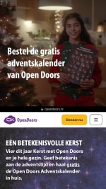 Gratis adventskalender van Open Doors
