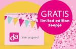 Gratis limited edition zeepje bij besteding vanaf €15 bij DA