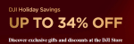 Tot 34% korting tijdens de DJI Holiday sale