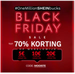 Shein.nl: 5€ korting vanaf 39€ ,10€ korting vanaf 69€,20€ korting vanaf 99€