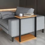 Mesinha Lateral para Sofá, modelo estilo Industrial 100% Mdf - R$ 122,47