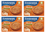 4 Cajas de FONTANEDA Marie Lu galletas integrales con fibra y cereales caja 520 g por 8.5€