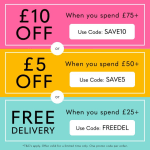 Kortingscode voor £10 korting vanaf bestelbedrag van £75 of meer bij Fragrance Direct
